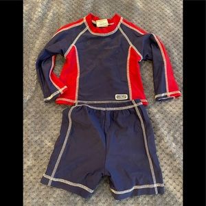 GC LL Bean sz 6-12 mo swim outfit super cute!